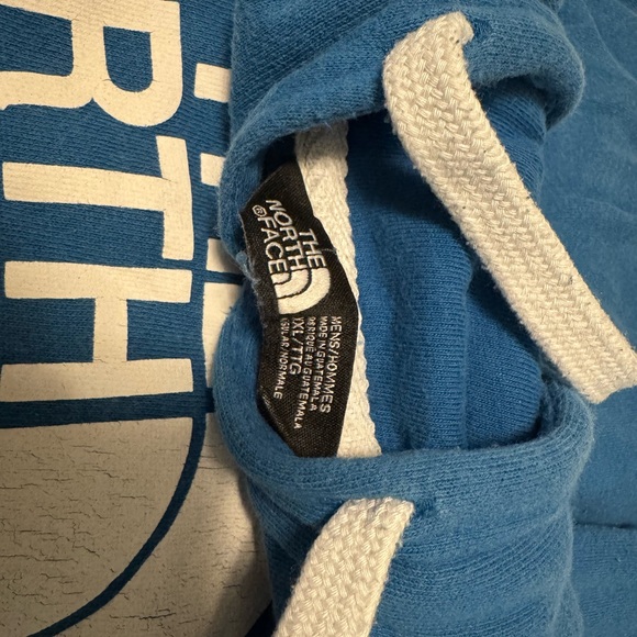 The North Face Blue Hoodie with White Accents - Picture 2 of 2